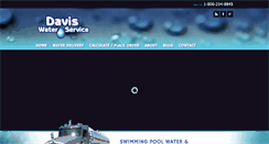 Desktop Screenshot of daviswaterservice.com